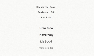 Acoustic Show w/ Uma Bloo, Liz Saad, &amp; Nova Way